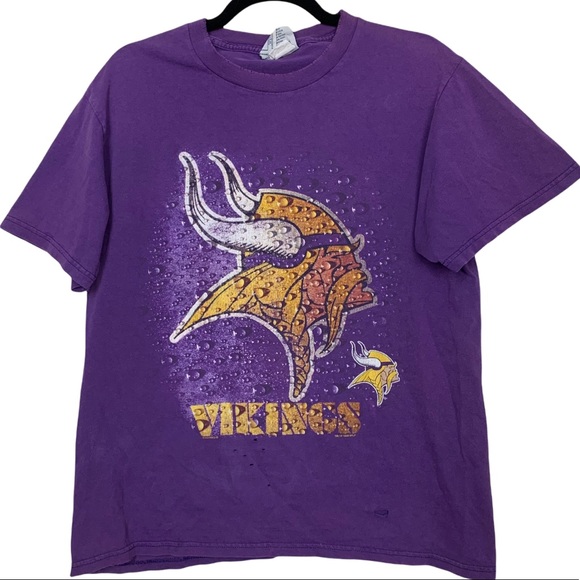 Minnesota Vikings T-Shirt 1998 NFL Heavy Patina Lee Sport Mens Medium MN Vintage - Picture 11 of 13